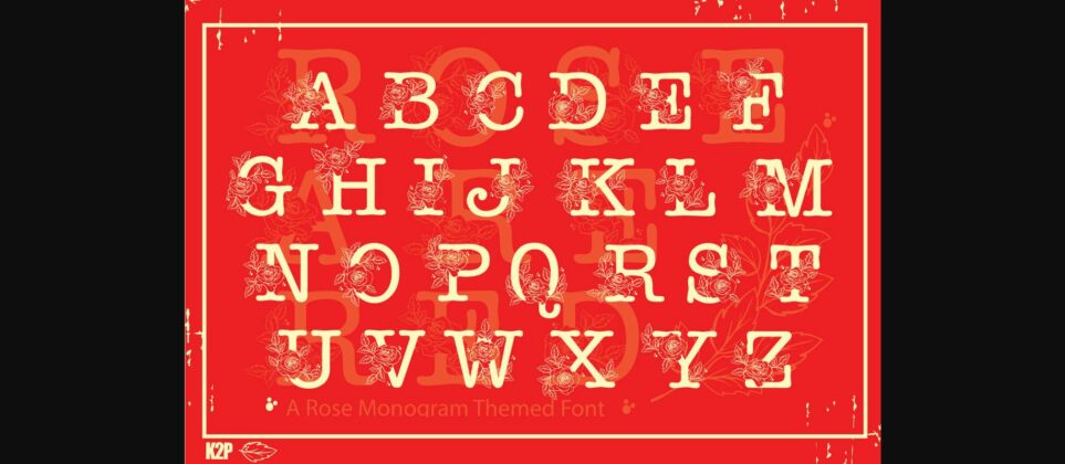 Rose Are Red Font Poster 4