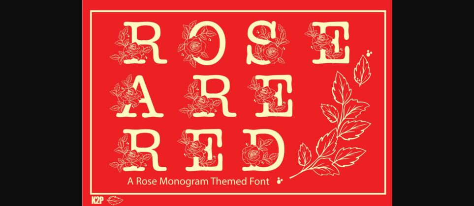 Rose Are Red Font Poster 8
