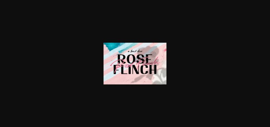 Rose Flinch Font Poster 3