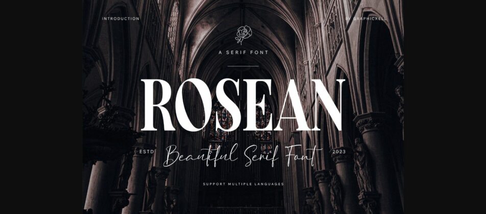 Rosean Font Poster 3