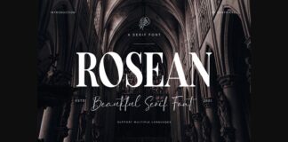 Rosean Font Poster 1