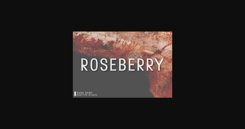 Roseberry Font Poster 1