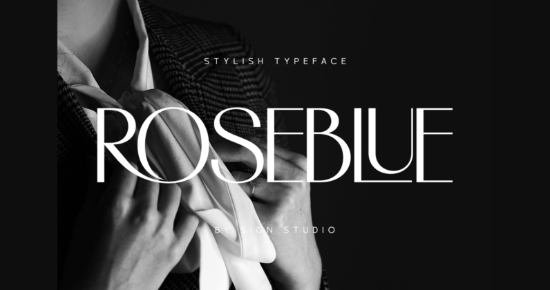 Roseblue Font Poster 1