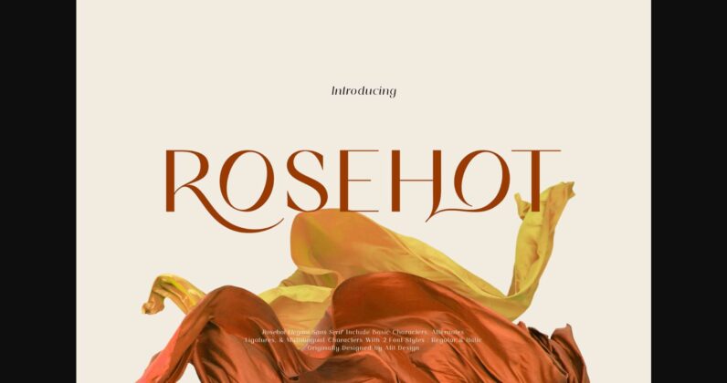 Rosehot Font Poster 3
