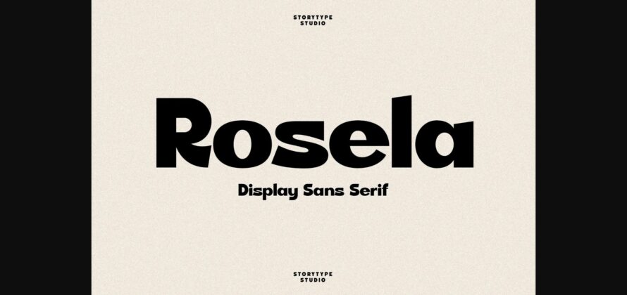 Rosela Font Poster 3