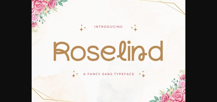Roselind Font Poster 3