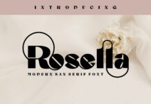 Rosella Font Poster 1