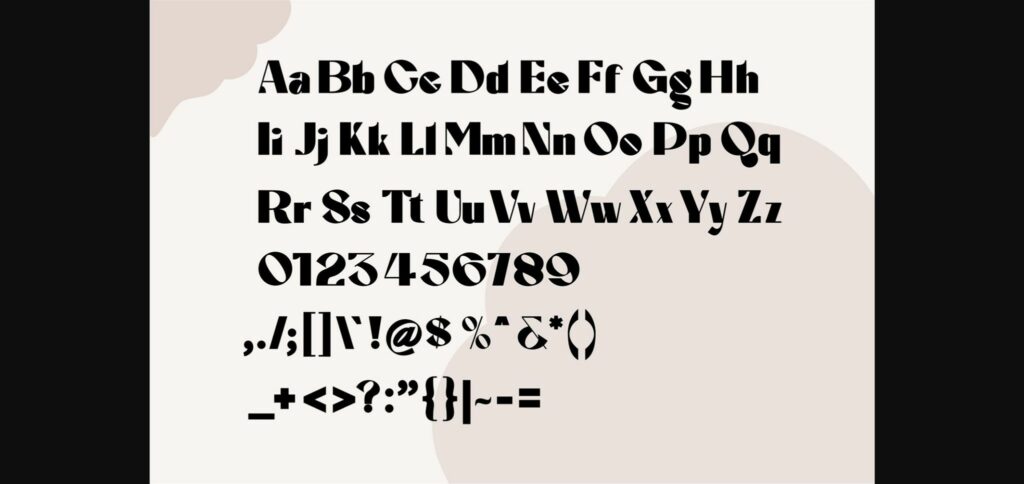 Rosella Font Poster 6