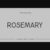 Rosemary Font