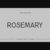 Rosemary Font