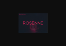 Rosenne Font Poster 1