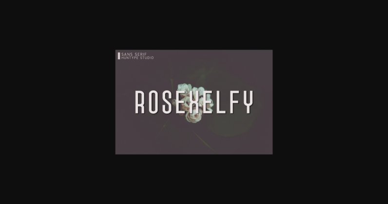 Rosexelfy Font Poster 3
