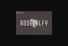 Rosexelfy Font Poster 1