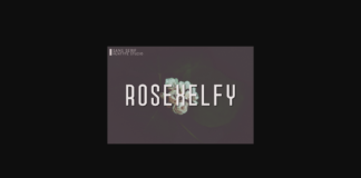 Rosexelfy Font Poster 1