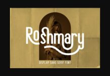 Roshmary Font Poster 1