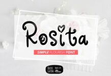 Rosita Font Poster 1