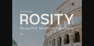 Rosity Font Poster 1