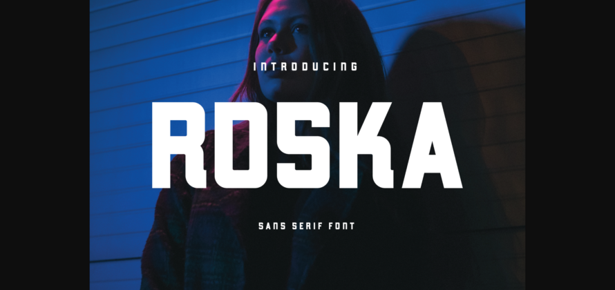 Roska Font Poster 3