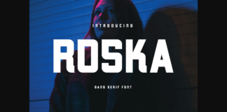 Roska Font Poster 1