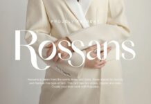 Rossans Font Poster 1