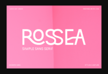 Rossea Font Poster 1