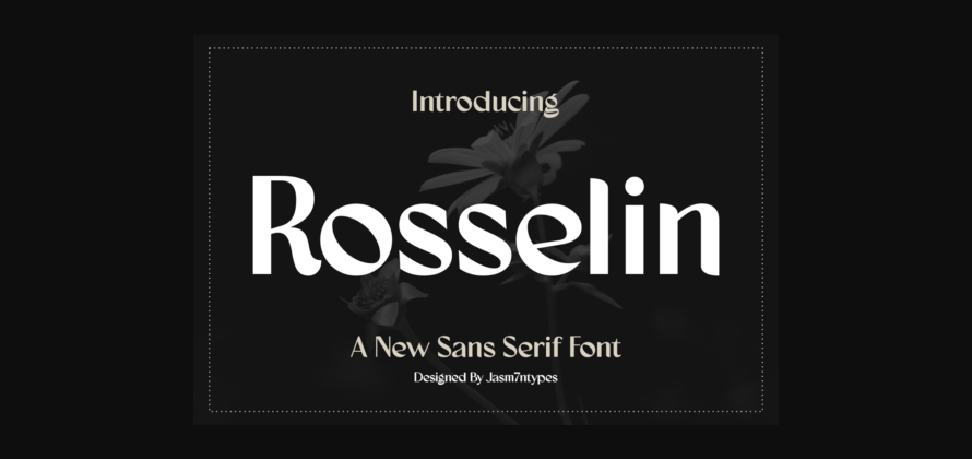 Rosselin Font Poster 3