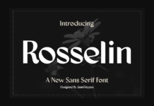 Rosselin Font Poster 1