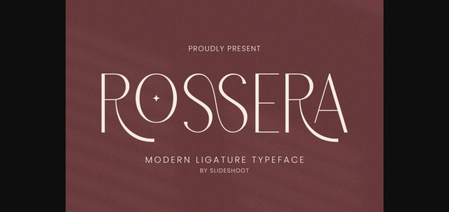 Rossera Font Poster 3