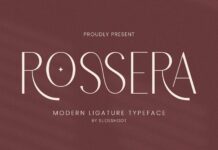 Rossera Font Poster 1