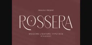 Rossera Font Poster 1