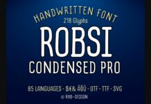 Rossi Condensed Pro Font Poster 1