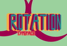 Rotation Font Poster 1