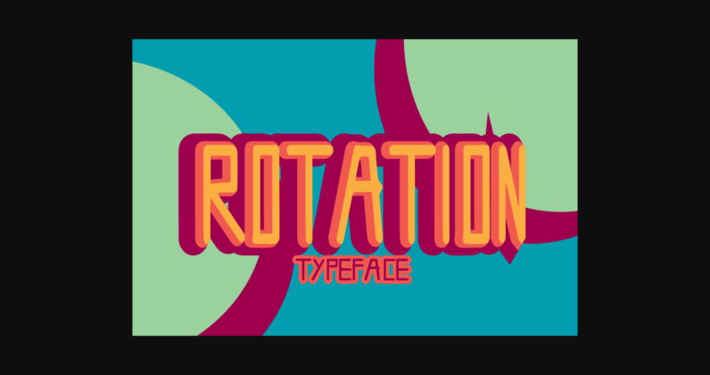 Rotation Font Poster 5