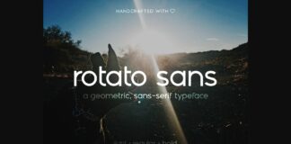 Rotato Font Poster 1