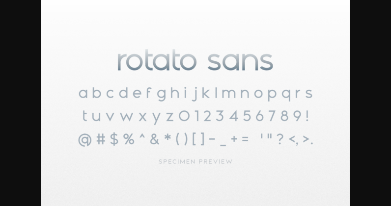 Rotato Font Poster 6