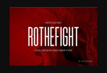 Rothefight Font Poster 1