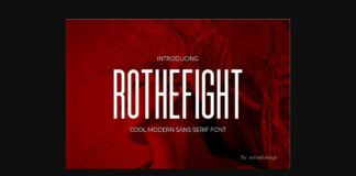 Rothefight Font Poster 1