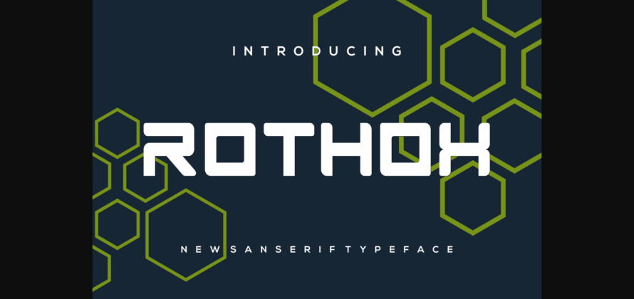 Rothox Font Poster 3