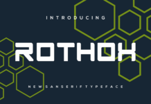 Rothox Font Poster 1