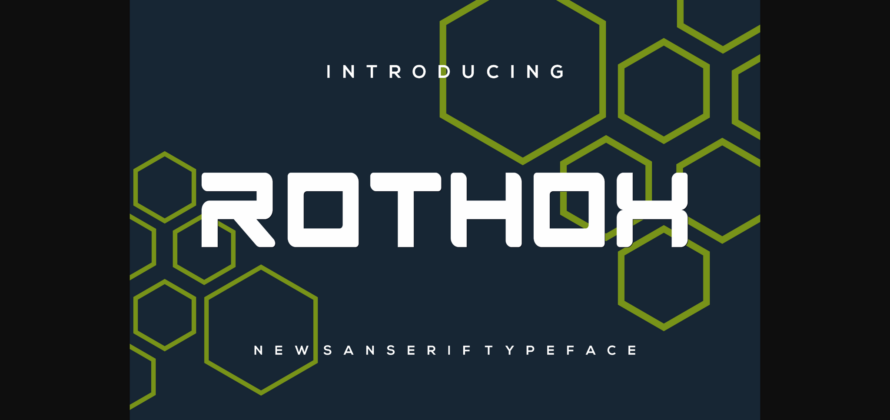 Rothox Font Poster 1