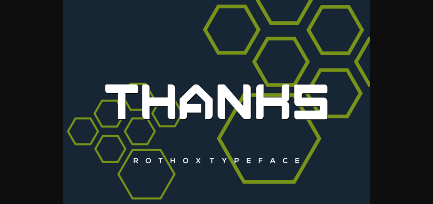 Rothox Font Poster 7