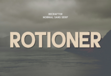 Rotioner Font Poster 1