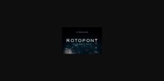 Roto Font Poster 1