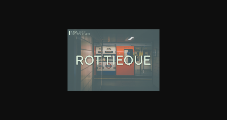 Rottieque Font Poster 3