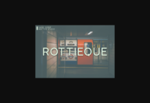 Rottieque Font Rottieque Font Poster 1