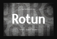 Rotun Font Poster 1