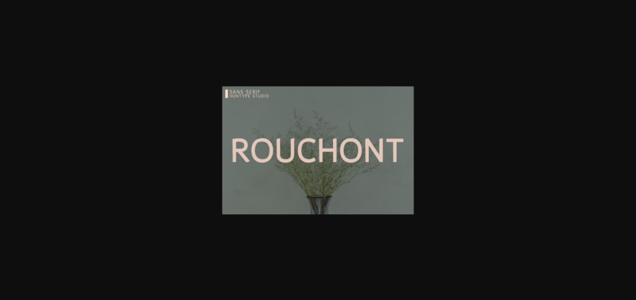 Rouchont Font Poster 3