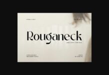 Rouganeck Font Poster 1