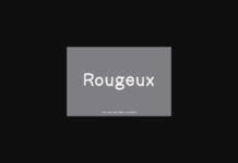 Rougeux Font Poster 1