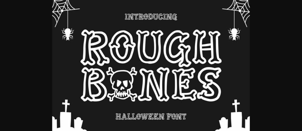 Rough Bones Font Poster 3